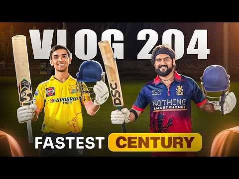 We broke the FASTEST T20 CENTURY Record?😍| Cricket Cardio Vlogs🔥