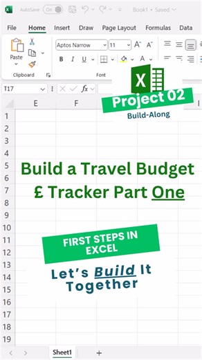 First Steps in Excel | ✈️📊 Build a Travel Budget Tracker in Excel (Part 1) | Excel for Beginners Planning a trip and want to actually track where your money... | Instagram