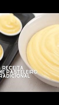 Aprenda aqui a fazer um delicioso Creme Pasteleiro Tradicional! 😊