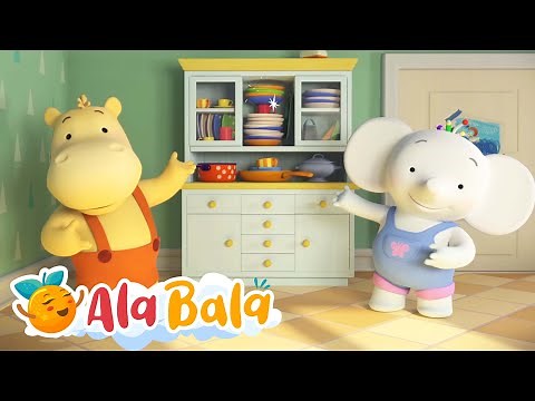 Tina și Tony Spală Vasele - Desene Animate Alabala și Distracție pentru Copii 🍽🐻🐰✨