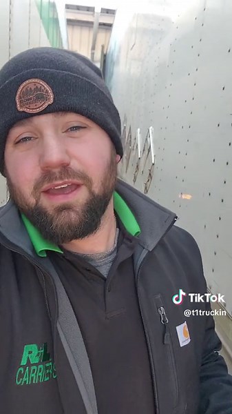Key thing to do when hooking a trailer! Visual inspection is a MUST! #rookietrucker #trucking #truckdriving #truckersoftiktok #trucker #CDL #fyp #truckdriver #ltlfreight #tugtest #trailer #itscoldoutside