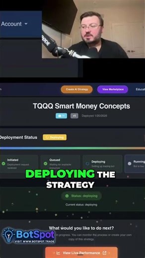 Deploy Bot: Connect Alpaca & Trade Smart Money Concepts! #shorts