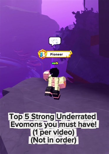 Top 5 Strong Underrated Evomons you must have | Part 2 | Game name: Evomon #robloxfyp #evomon #fyp #evomonroblox #roblox