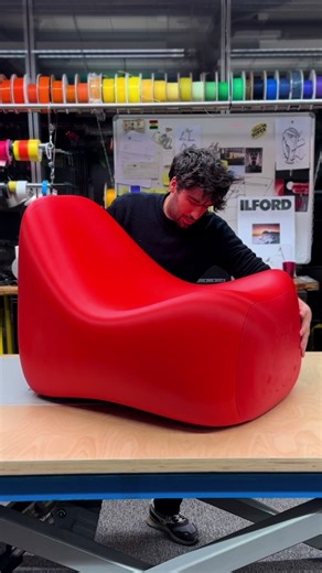 3d printing my Hippo chair design #chairdesign #3dprinting #industrialdesign