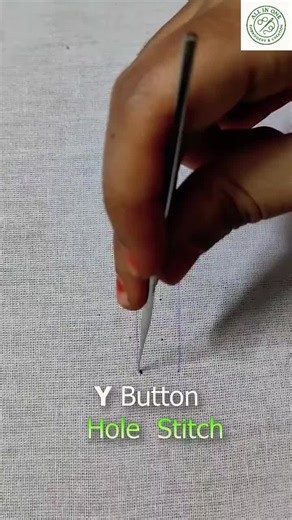 Day 4 Aari Embroidery Y Button Hole Stitching Guide
