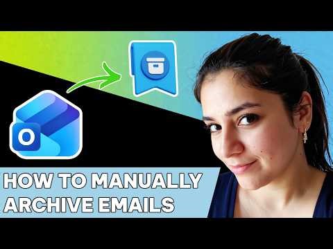 How to manually archive emails in Microsoft Outlook