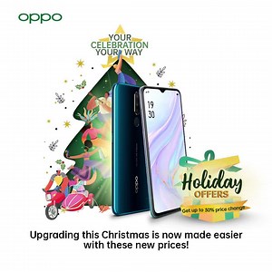 6.8K reactions · 1.4K shares | Make this YOUR Christmas with these holiday offers! Buy select OPPO phones now for a lower price. #YourCelebrationYourWay | OPPO | Facebook