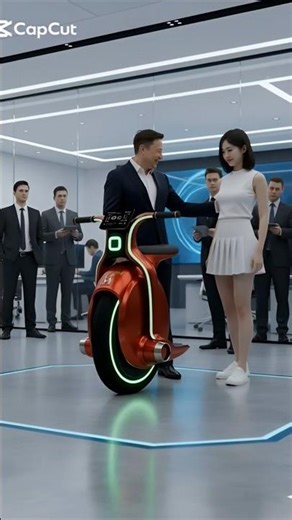 Futuristic Self-Balancing One-Wheel EV | Advanced Technology Showcase #elonmusk #tesla #onewheel