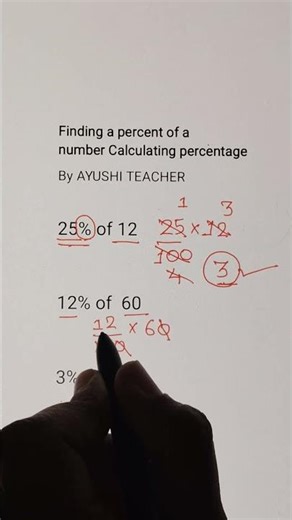 Finding a percent of number | calculating percentage | #youtubeshorts #maths