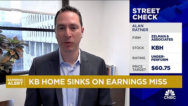 KB Homes shares sinking after earnings miss