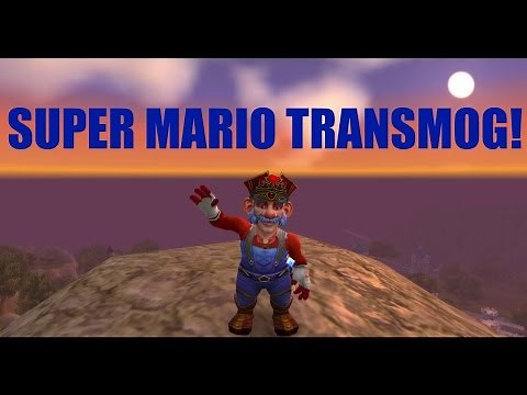 Super Mario Transmog World of Warcraft (And Luigi) - BEST TRANSMOG SET EVER?!