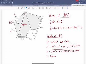 AS91259 Trigonometry Practice Assessment - Building Problem 2