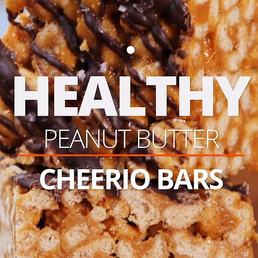 2.9K views · 14 shares | These healthy peanut butter honey cheerio bars are a great snack or dessert made with better for you ingredients! Recipe: https://showmetheyummy.com/healthy-peanut-butter-honey-cheerio-bars-recipe/ Perfect as an after school treat or sweet pick-me-up. Made with unsweetened cheerios, honey, all natural peanut butter, and drizzled in a touch of chocolate! | Show Me the Yummy | Facebook