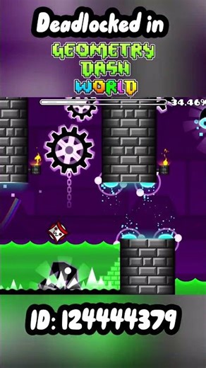 Deadlocked In Geometry Dash World #gd #geometrydash