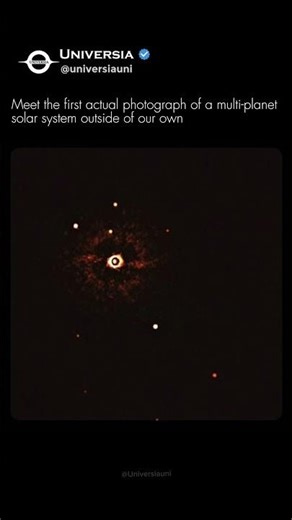 Humankind’s First Photo of an Alien Solar System! 🪐
