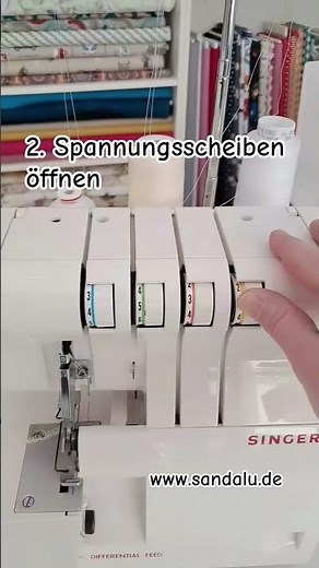Diese 3 Dinge darfst du beim Overlock-Einfädeln nie wieder vergessen – so klappt's garantiert! 🧵✨