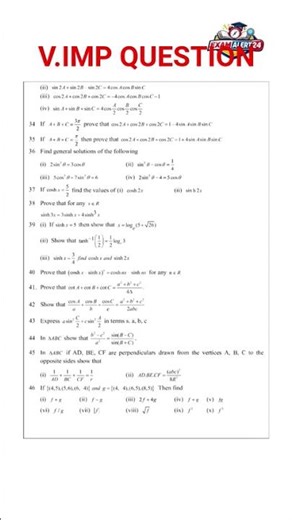 @Inter 1st Year Maths 1A, 1B QUESTIONS