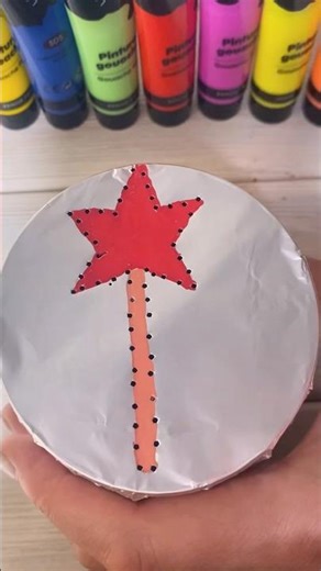 Magic star wand 🪄#asmr #satisfying #oddlysatisfying #relaxing #viral #diy #drawing #shorts