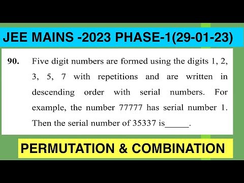 5 digits numbers are formed using digits 1,2,3,5,7 with repetition &are written in descending order