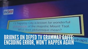 9K views · 86 reactions | The Department of Education (DepEd) said Thursday the grammatical and typographical errors in some episodes of DepEd TV’s test broadcast are due to errors in the encoding of learning materials to the digital form. | INQUIRER.net | Facebook