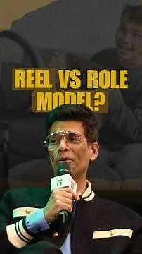 Reels vs Role Models Ft. Karan Johar #Reels #RoleModels #SocialMedia #Youth