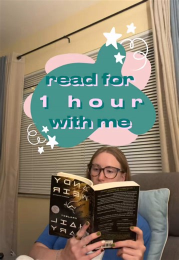 read for 1 hour with me 🪐👽📖 reading project hail mary (quickly becoming obsessed) - #books #booktok #reading #readingvlog