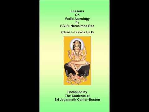 Lesson 13 - vedic astrology by PVR Narasimha Rao