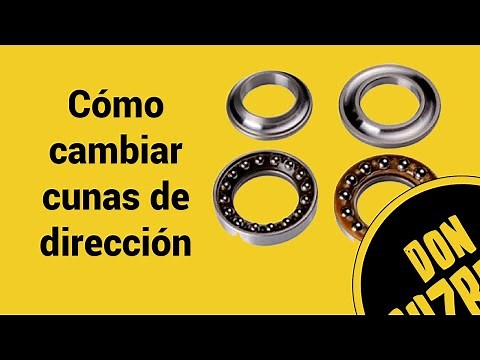 Cómo cambiar cunas de la dirección de tu moto (Ejemplo con Haojue TZ150 pero sirve para otras motos)