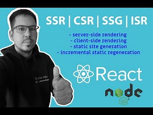Comparing different rendering methods in React | CSR vs SSR vs SSG vs ISR | step by step tutorial