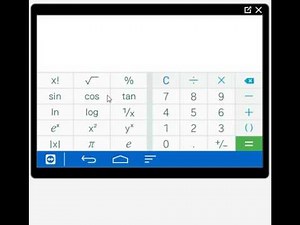 How to use your Android calculator tablet phone mobile
