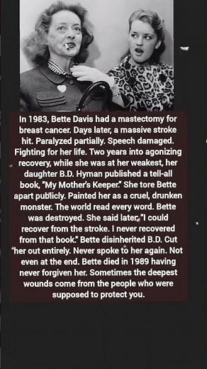 The Heartbreaking Story of Bette Davis & Her Daughter | A Family Betrayal That Broke Her Forever