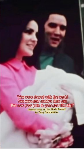 “You were shared with the world 🌎 you were just daddy’s little girl” #lisamarie #tributesong