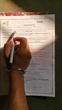 Sbi Mobile number change form fill up | 2024 Sbi mobile number change fill up #sbi