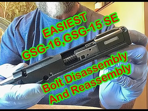 GSG-16 / GSG-15 easiest bolt disassembly and reassembly