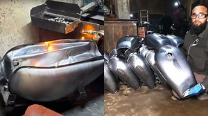 Incredible Motorcycle Fuel Tank Manufacturing Process Using Basic Tools