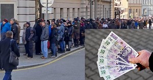 Kilometrové fronty na tisícovku s přítiskem: ČNB  vydala bankovku k výročí rozdělení československé měny