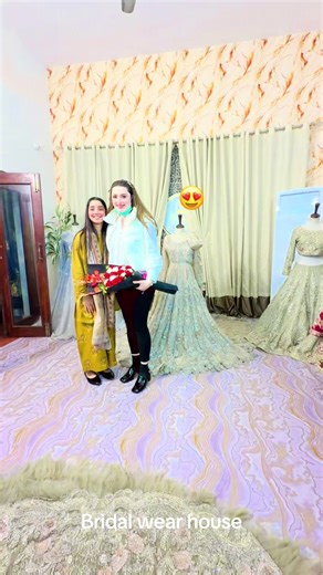 Stunning Bridal Wear by Momina Iqbal at Our Studio