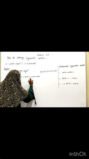 Proof of trigonometric identities #class9math #maths #basicproblems #math #trigonometry