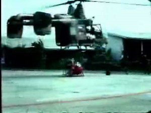 38th Aerospace Rescue and Recovery Squadron, Korat, Thailand, 1969 training using "Pedro" Helicopter