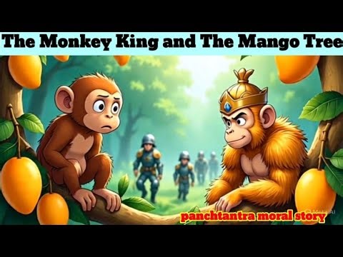 The Monkey King 👑 and The Mango Tree 🌴| Panchatantra Moral Stories for Kids