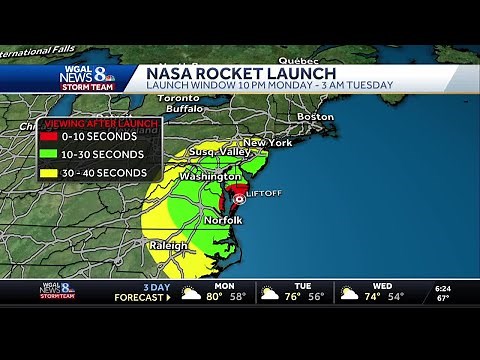 Wallops Flight Facility rocket launch may be visible in Pa.