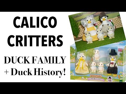 Calico Critters DUCK FAMILY 🐥 unboxing + Ducklings and a look at VINTAGE Sylvanian Families ducks!