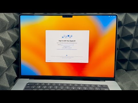 How to Sign In with Your Apple ID during set up - MacBook Pro M2