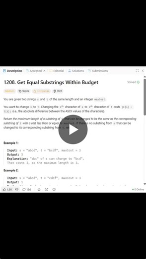 #leetcode #dsa #slidingwindow #java #problemsolving #codinginterview #softwareengineering #100daysofcode #developers #techcareer | Govarathan Parthiban