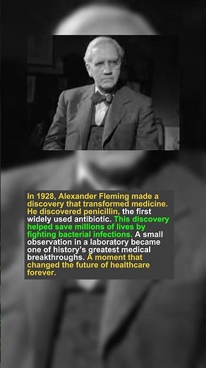 The Scientist Who Changed Medicine — Alexander Fleming