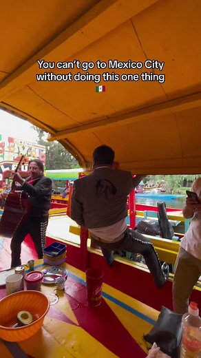 [save] my fav activity in Mexico City was a visit to the canals of Xochimilco. The name Xochimilco is a combination of the Nahuatl words xochitl and milli and means “where the flowers grow.” Xochimilco is famous for its chinampas (floating gardens) We opted for a tour we booked through Airbnb Experiences, I’ll link it in my bio. But you can also just come and rent a trajineras, which are these flat bottom boats. The tour was 4 included a 1.5 hour boat ride that covered the history of the canals,