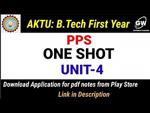 PPS UNIT 4 I ONE SHOT I by Pragya Rajvanshi Ma'am