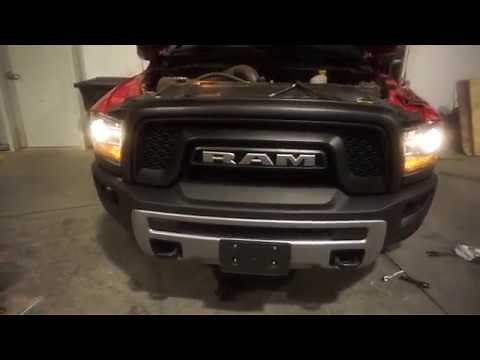 How to change Ram Rebel headlights (2016)