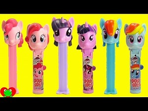 Opening My Little Pony MLP Lolli Pop Ups and Pez Candy Dispensers
