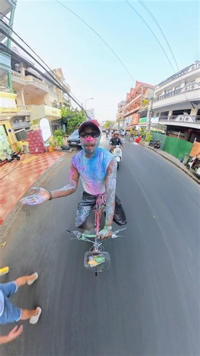 Cambodians change my color to Rainbow 😁